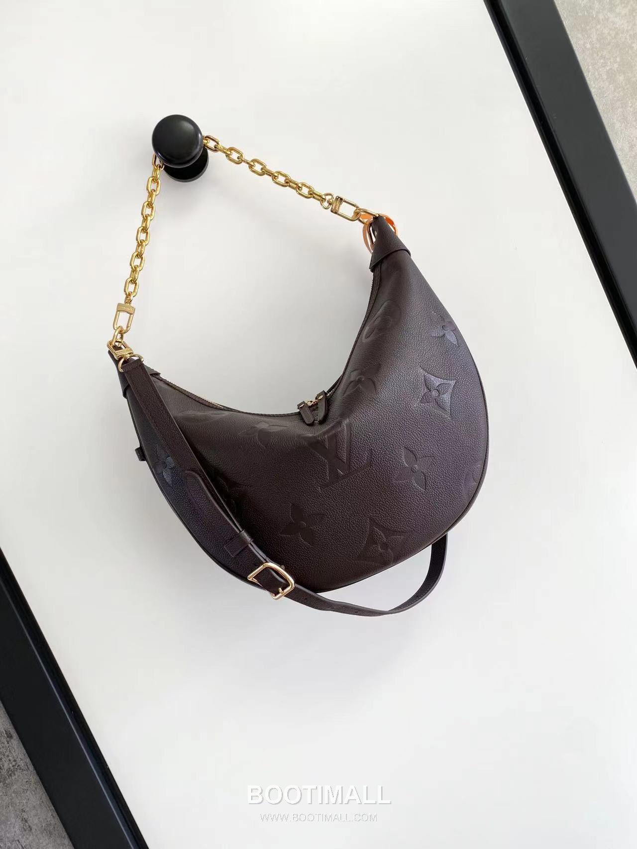 Louis Vuitton Loop Hobo Monogram Empreinte Cowhide Leather Brown Hobo Bag 루이비통 루프 호보 모노그램 앙프렝뜨 소가죽 브라운 호보백 1