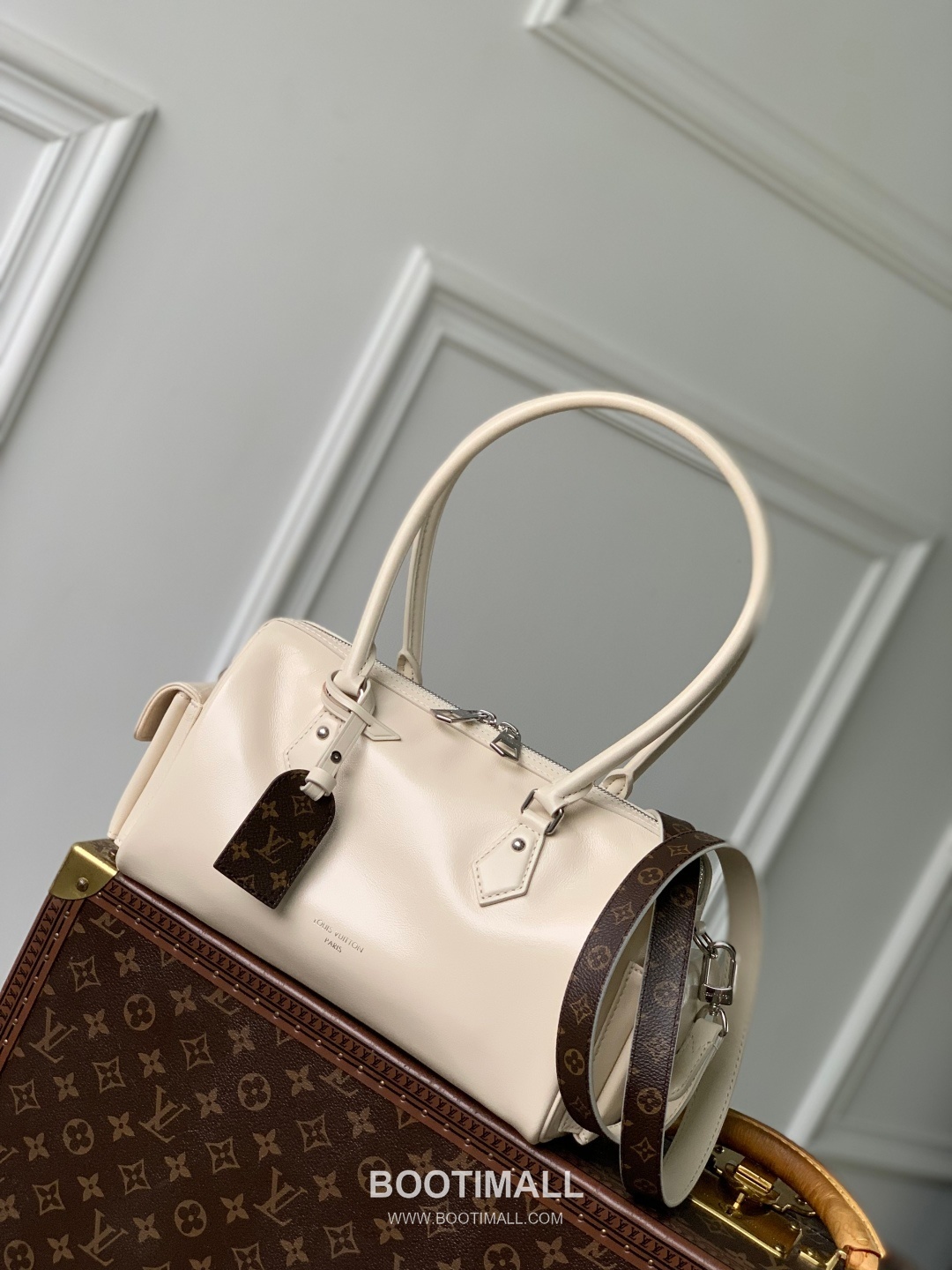 Louis Vuitton Speedy Cargo Bag Lambskin Leather Handbag 루이비통 스피디 카고 백 M12965 램스킨 레더 핸드백 28cm 1