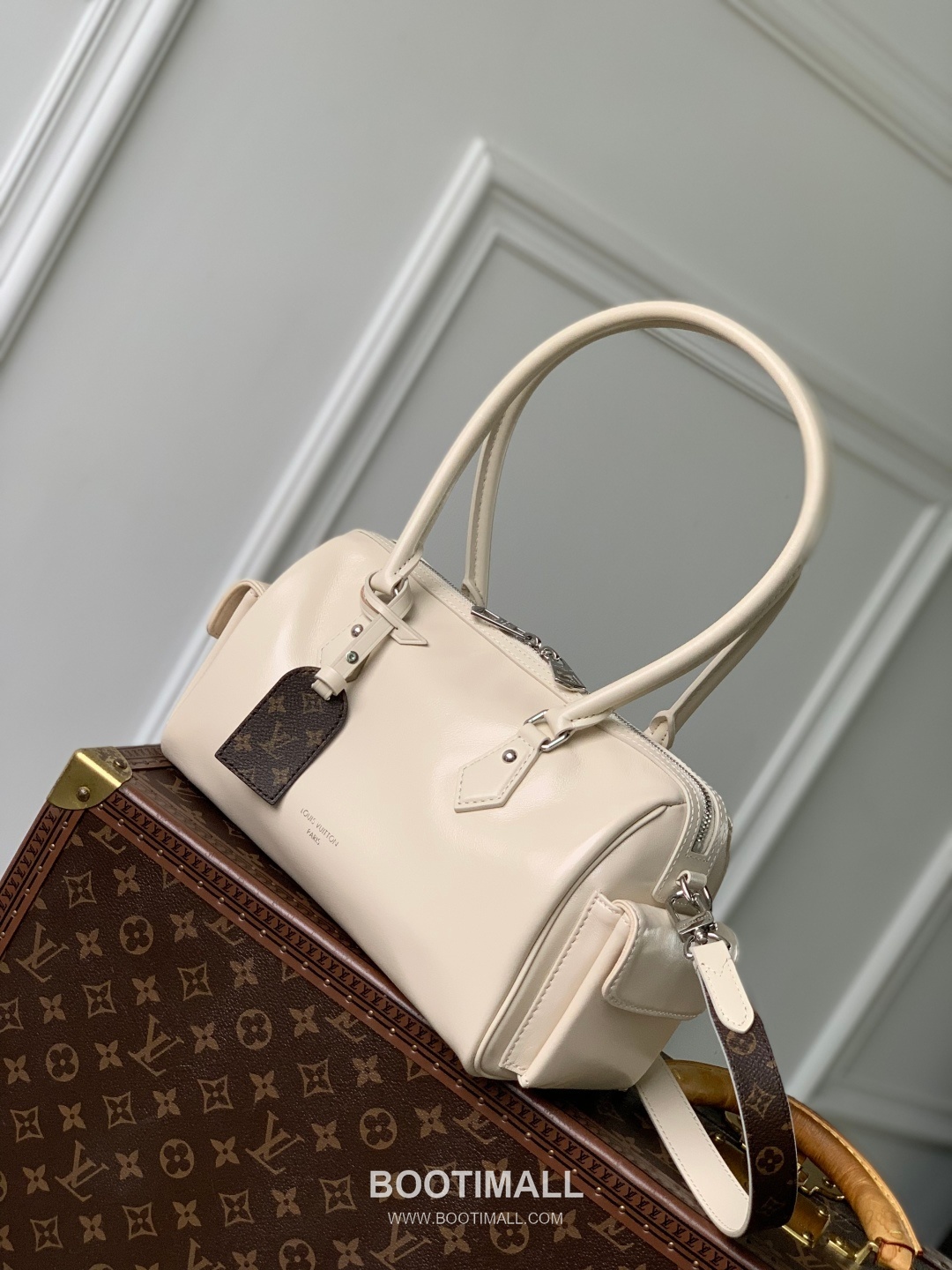 Louis Vuitton Speedy Cargo Bag Lambskin Leather Handbag 루이비통 스피디 카고 백 M12965 램스킨 레더 핸드백 28cm 2