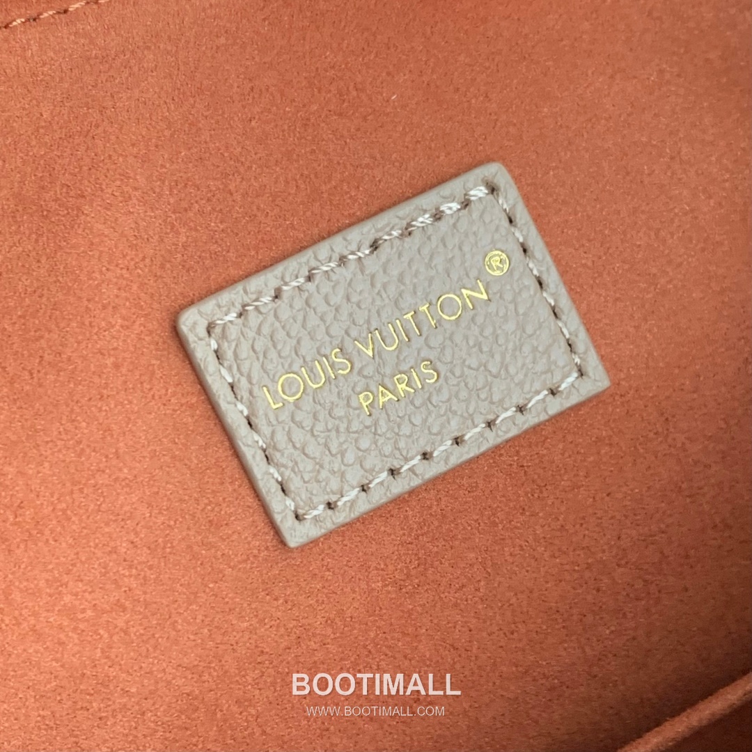 Louis Vuitton Low Key Cookie MM Cowhide Leather Apricot Handbag 루이비통 로우 키 쿠키 미디엄 소가죽 살구 핸드백 32cm 8