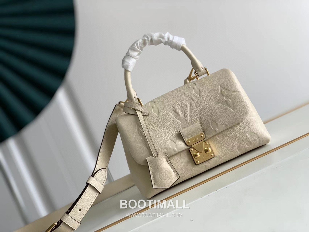 Louis Vuitton Madeleine BB Monogram Empreinte Leather Beige Top Handle Bag 루이비통 마들렌 BB M45978 M46008 모노그램 앙프렝뜨 엠보싱 레더 베이지 탑핸들백 24cm 1
