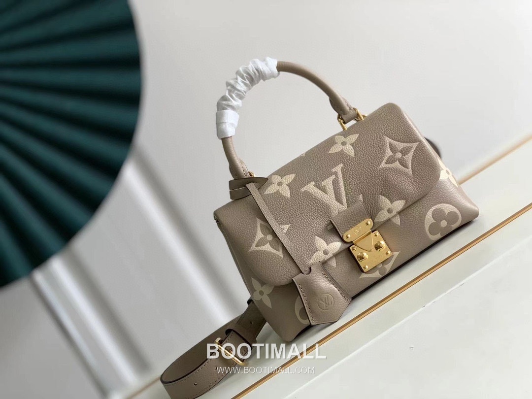 Louis Vuitton Madeleine BB Monogram Empreinte Leather Beige Top Handle Bag 루이비통 마들렌 BB M45978 M46008 모노그램 앙프렝뜨 엠보싱 레더 베이지 탑핸들백 24cm 1