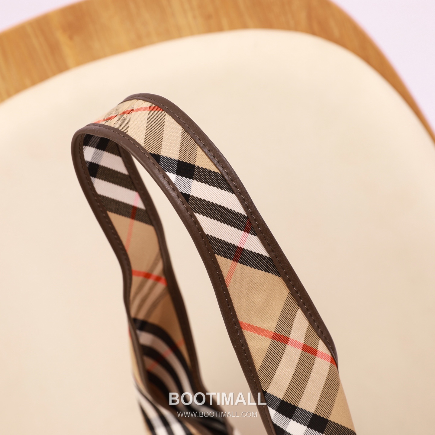 Burberry Diagonal Check Hobo Tote Diagonal Check Fabric Hobo Tote Bag 버버리 대각 체크 호보 토트 대각 체크 패브릭 호보 토트백 46.5cm 24