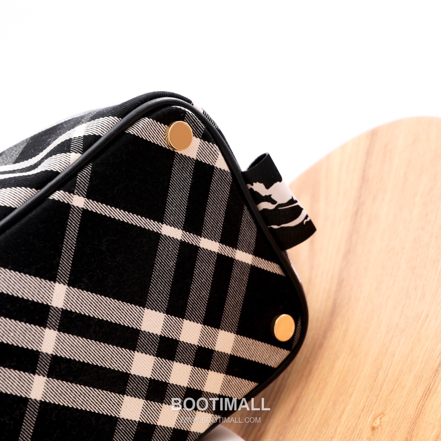 Burberry Diagonal Check Hobo Tote Diagonal Check Fabric Hobo Tote Bag 버버리 다이아고날 체크 호보 토트 다이아고날 체크 패브릭 호보 토트백 41cm 18