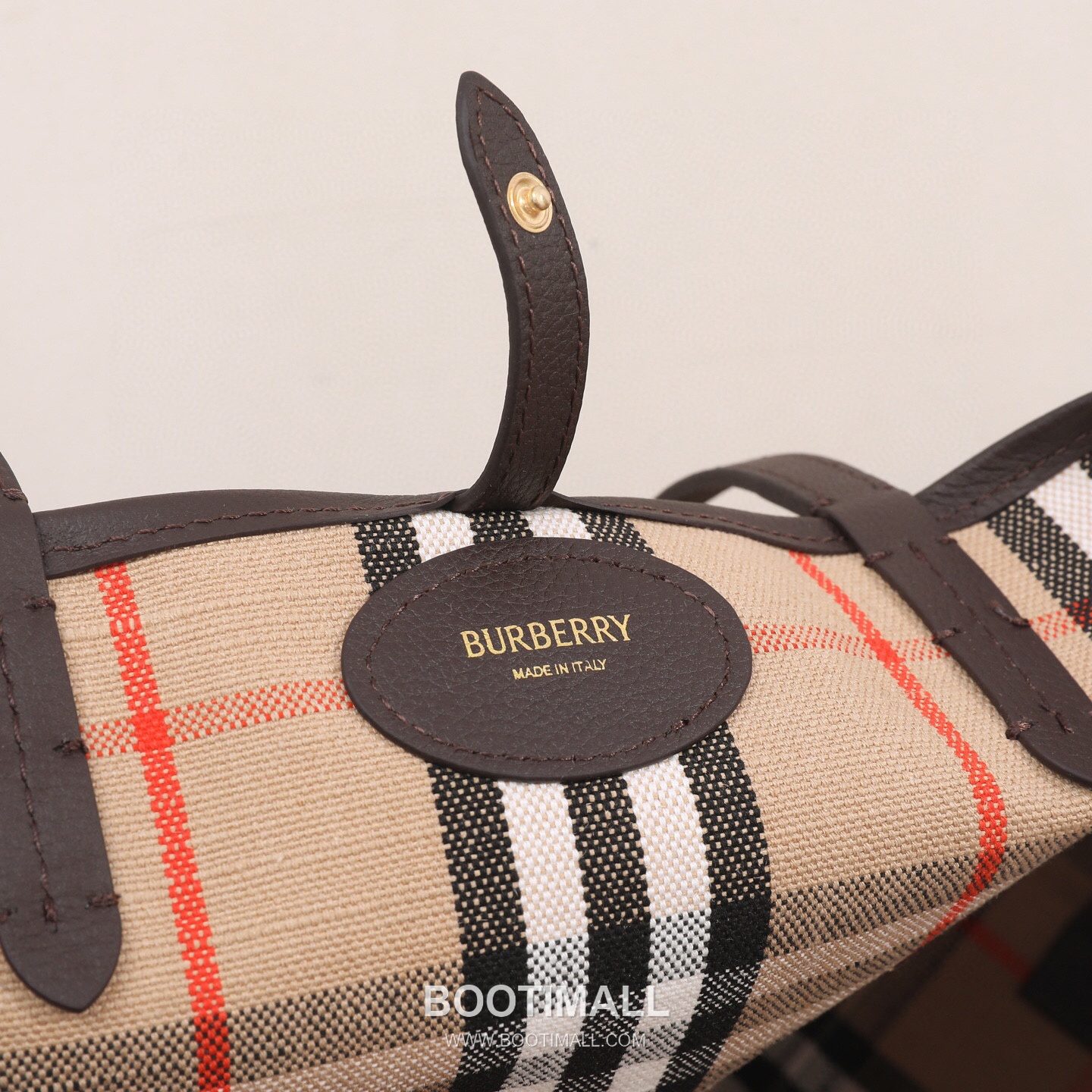 Burberry Highlands Large Tote Canvas Sand Tote Bag 버버리 하이랜즈 라지 토트 캔버스 샌드 토트백 38cm 11