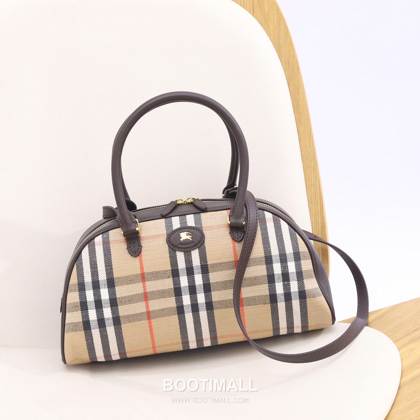 Burberry Highlands Bowling Tote Sand Tote Bag 버버리 하이랜즈 볼링 토트백 샌드 5