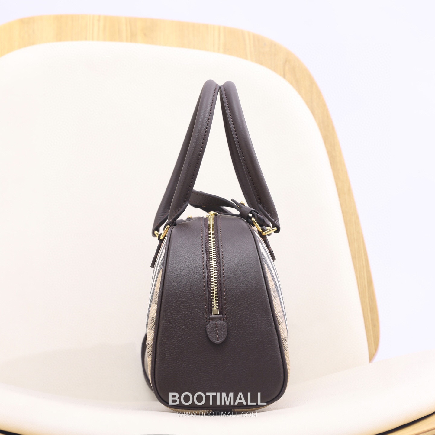 Burberry Highlands Bowling Tote Sand Tote Bag 버버리 하이랜즈 볼링 토트백 샌드 6