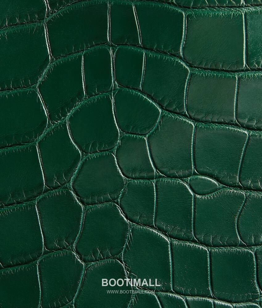 Bottega Veneta Sardine Croc-Embossed Large Croc-Embossed Cowhide Leather Green Shoulder Bag 보테가 베네타 사딘 크로커다일 엠보싱 라지 크로커다일 엠보싱 소가죽 그린 숄더백 36cm 4