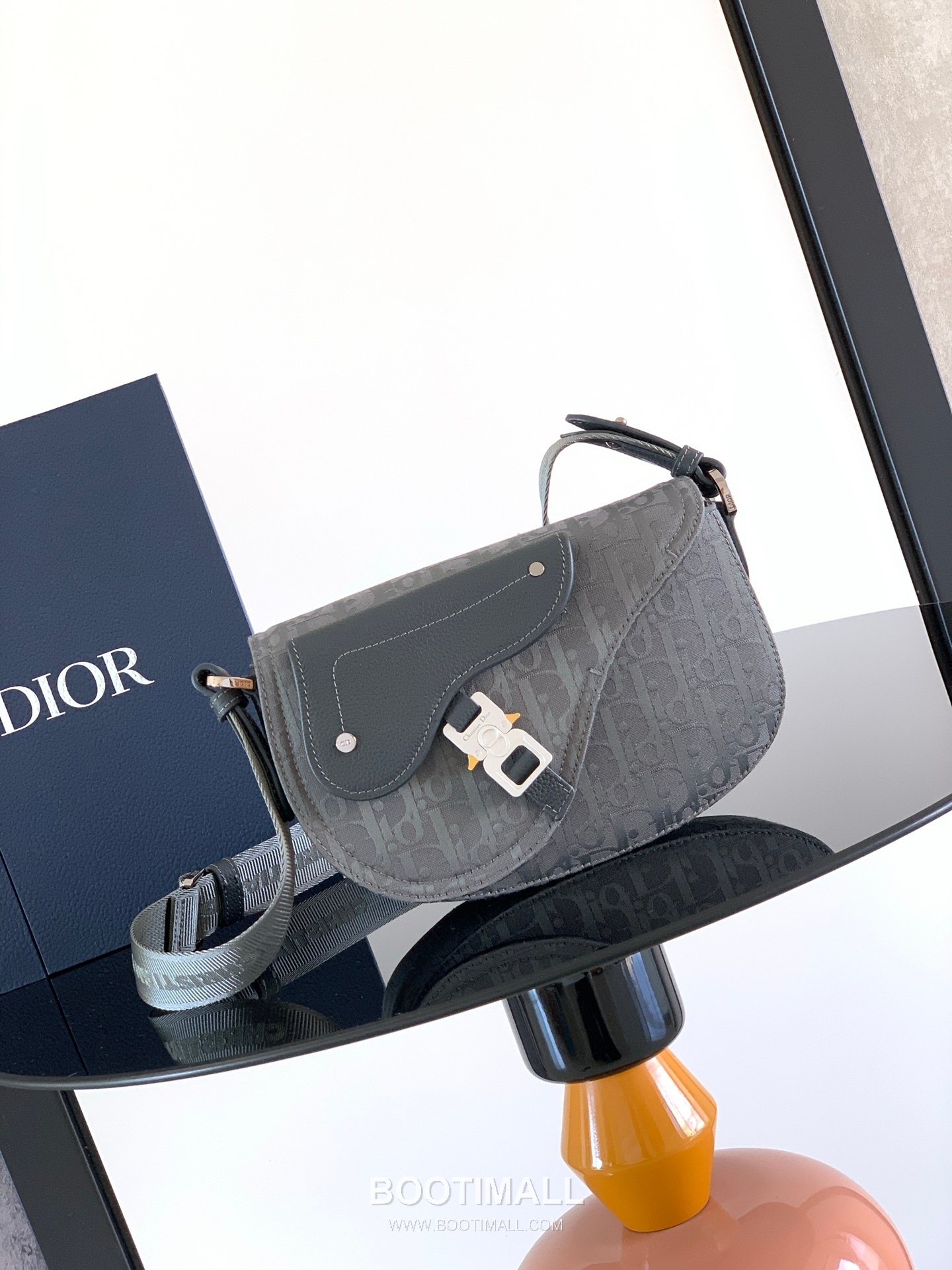 Dior Saddle Oblique Messenger Oblique Fabric Black Messenger Bag 디올 새들 오블리크 메신저 오블리크 패브릭 블랙 메신저백 24cm 1