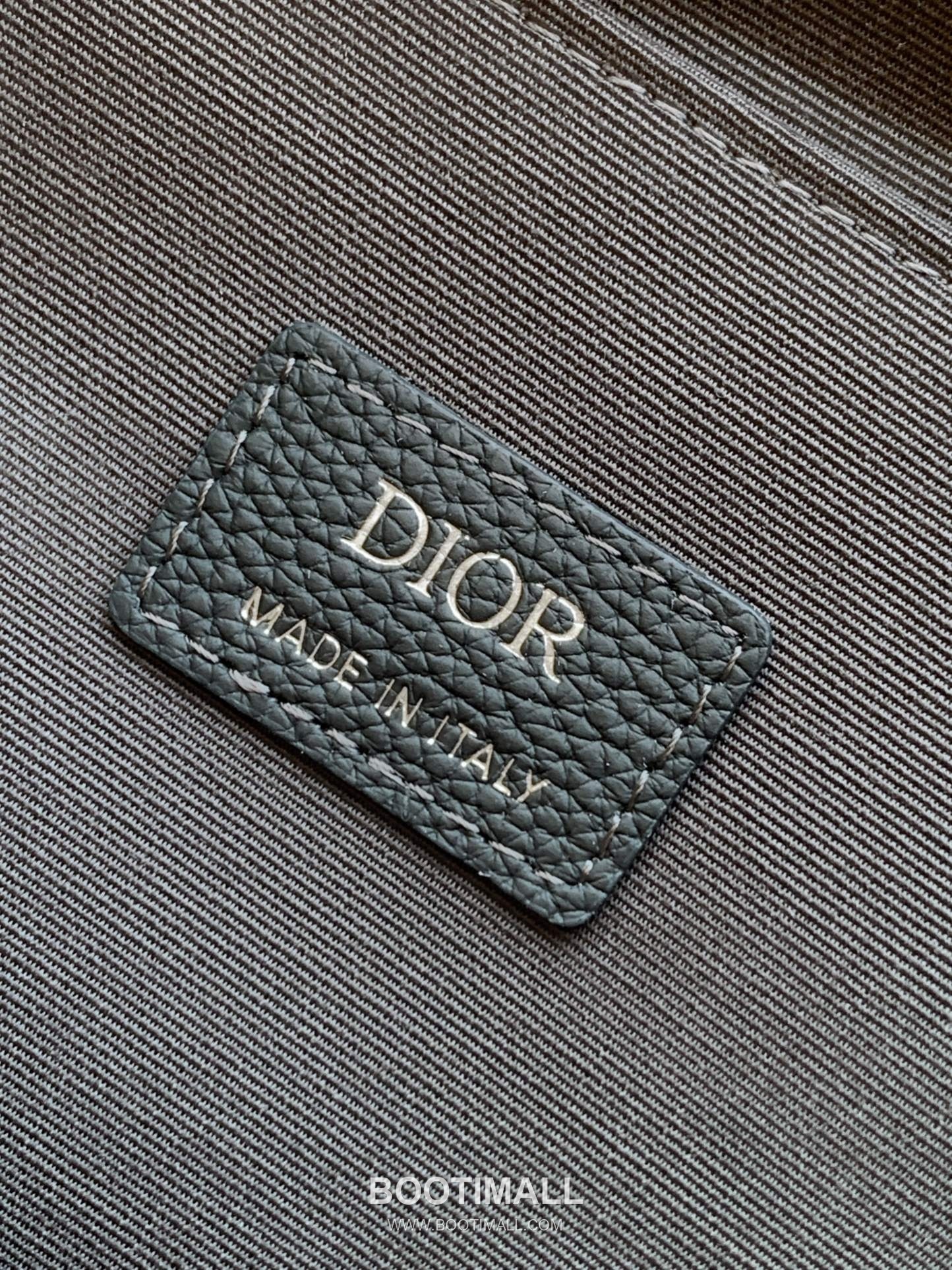 Dior Saddle Oblique Backpack 1ADBA200YKS Technical Fabric Cotton Grained Calfskin Navy 디올 새들 오블리크 백팩 1ADBA200YKS 테크니컬 패브릭 코튼 그레인드 카프스킨 네이비 41cm 9