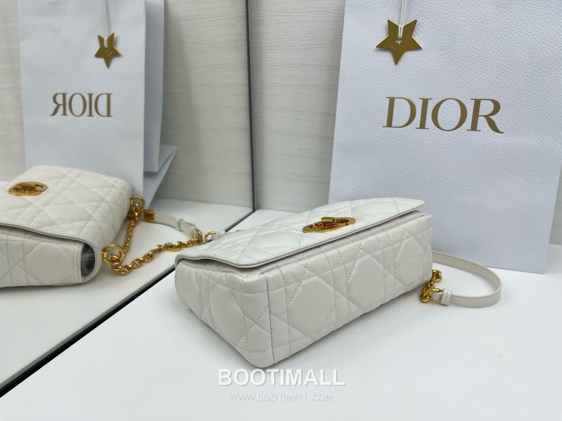 Dior Soft Caro 9253 Large Lambskin White Shoulder Bag 디올 소프트 카로 9253 라지 램스킨 화이트 숄더백 25cm 6