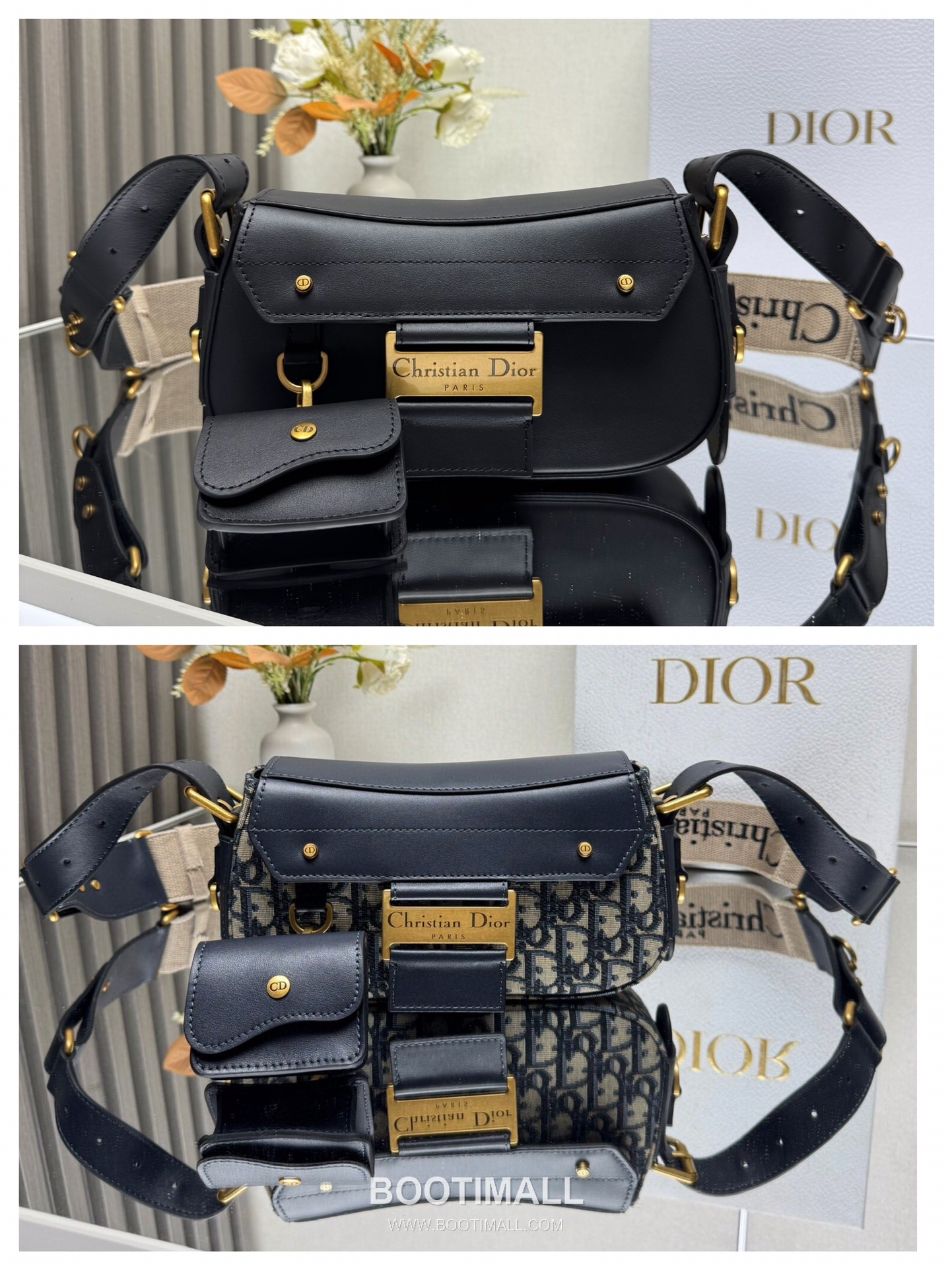 Dior Streetchic Small Smooth Calfskin Black Shoulder Bag 디올 스트리트시크 스몰 3913 스무스 카프스킨 블랙 숄더백 24cm 1