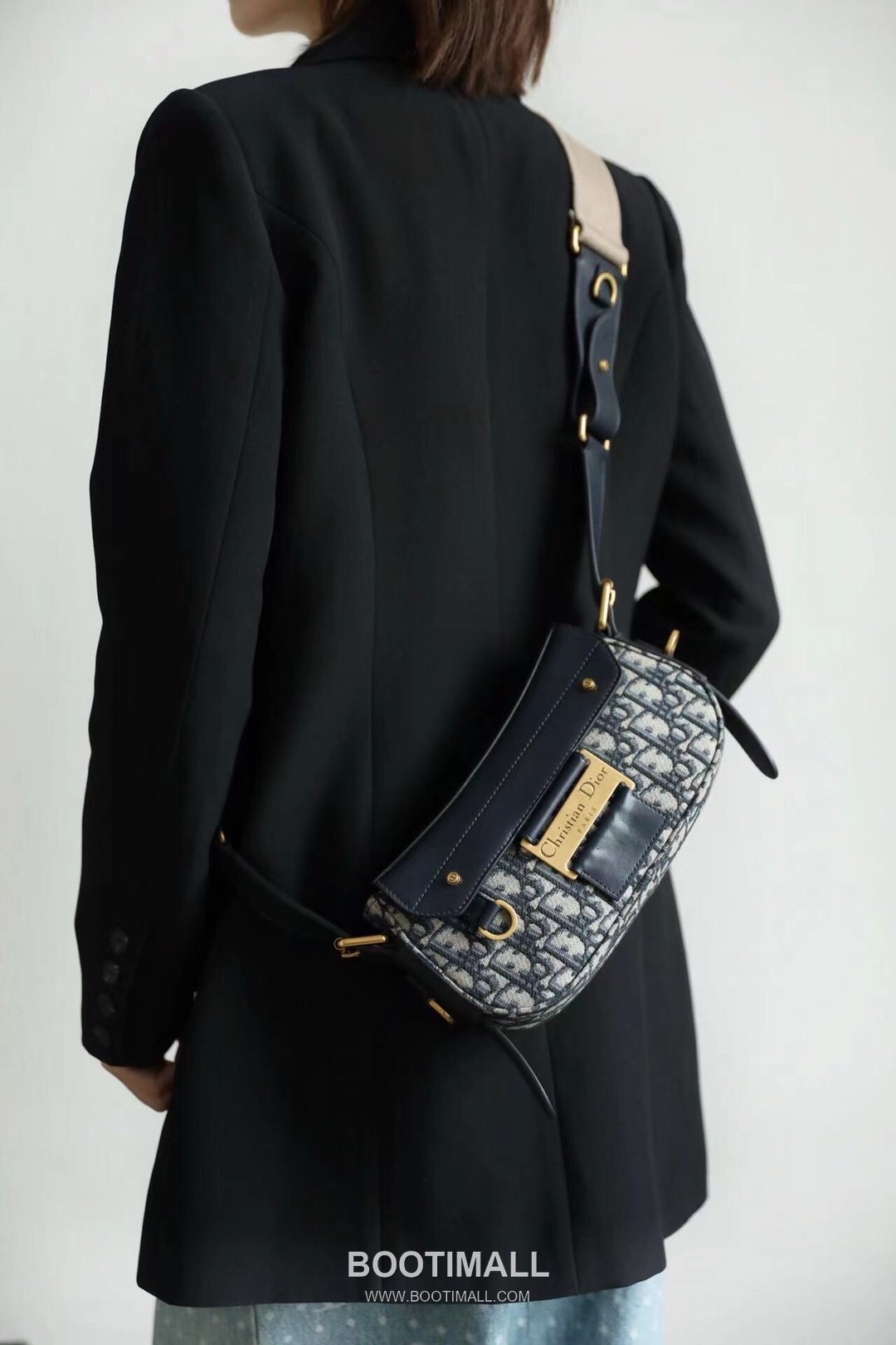 Dior Streetchic Oblique Small Oblique Fabric Blue Crossbody Bag 디올 스트리트시크 오블리크 스몰 3913 오블리크 패브릭 블루 크로스백 24cm 2