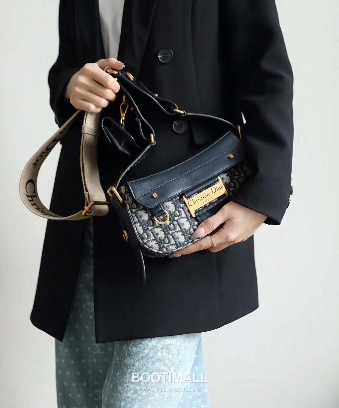 Dior Streetchic Oblique Small Oblique Fabric Blue Crossbody Bag 디올 스트리트시크 오블리크 스몰 3913 오블리크 패브릭 블루 크로스백 24cm 3