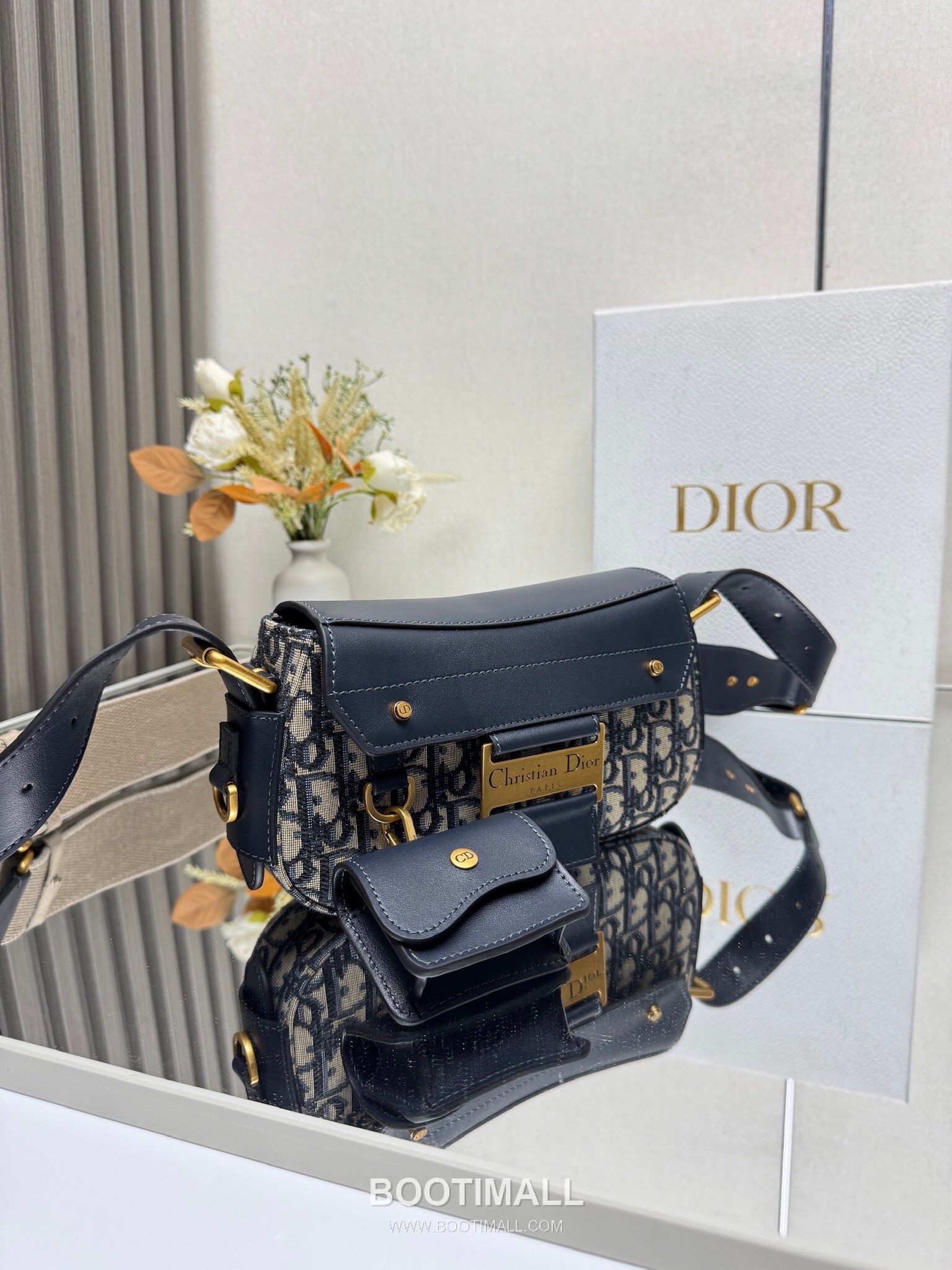 Dior Streetchic Oblique Small Oblique Fabric Blue Crossbody Bag 디올 스트리트시크 오블리크 스몰 3913 오블리크 패브릭 블루 크로스백 24cm 10