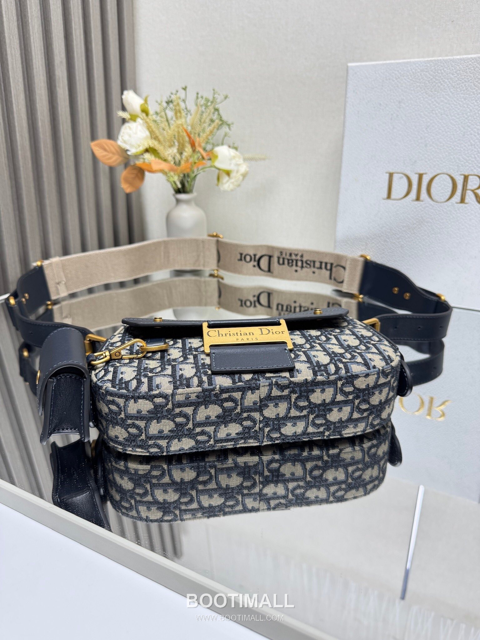 Dior Streetchic Oblique Small Oblique Fabric Blue Crossbody Bag 디올 스트리트시크 오블리크 스몰 3913 오블리크 패브릭 블루 크로스백 24cm 11