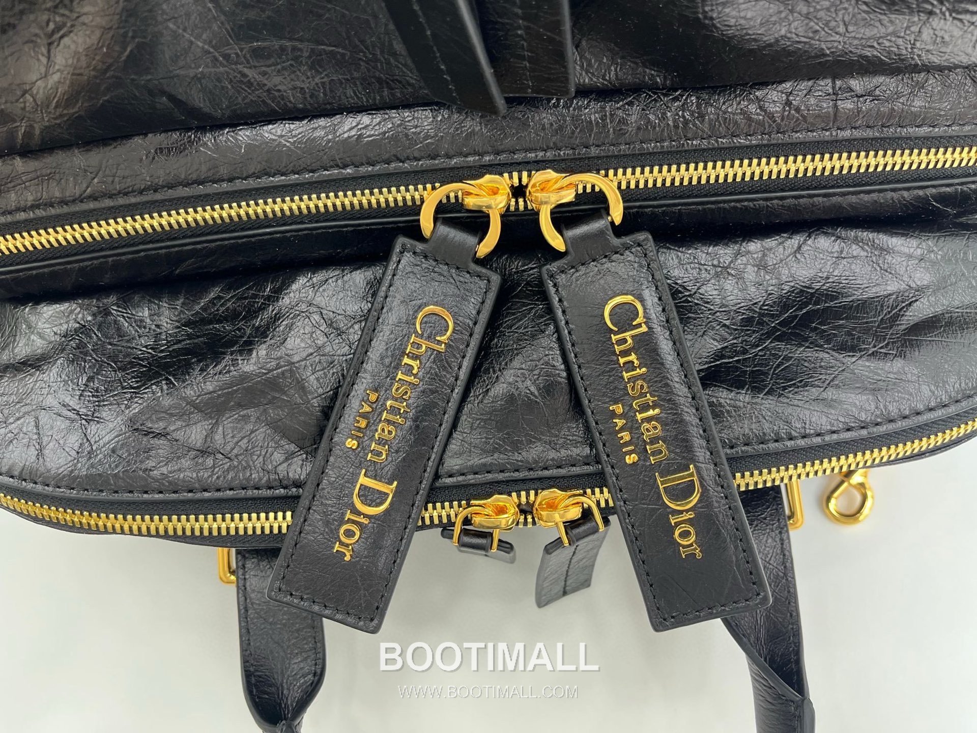 Dior Grand Tour Bowling Pleated Cowhide Leather Black Shoulder Bag 디올 그랑 투르 볼링 플리츠 소가죽 블랙 숄더백 36cm 3