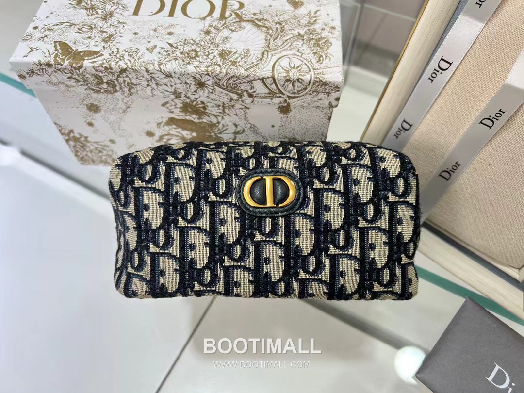 Dior 30 Montaigne Vénus Oblique Oblique Jacquard Blue Clutch 디올 30 몽테뉴 베누스 오블리크 오블리크 자카드 블루 클러치 22cm 1