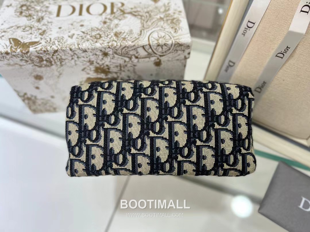 Dior 30 Montaigne Vénus Oblique Oblique Jacquard Blue Clutch 디올 30 몽테뉴 베누스 오블리크 오블리크 자카드 블루 클러치 22cm 2