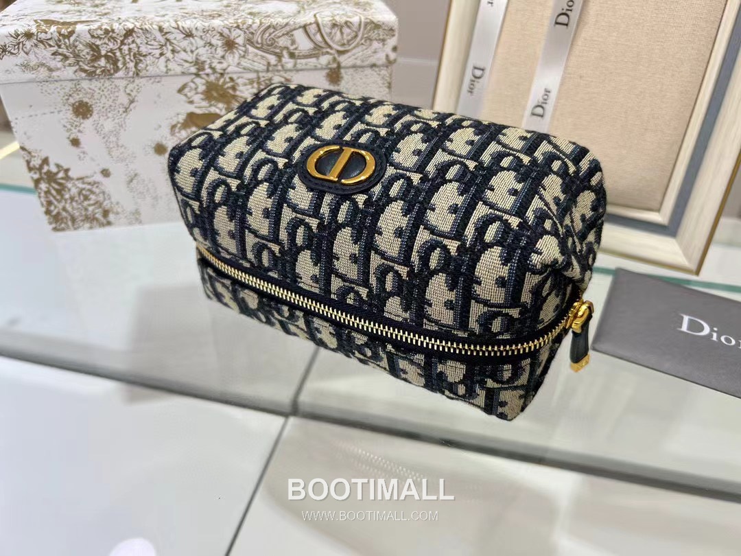 Dior 30 Montaigne Vénus Oblique Oblique Jacquard Blue Clutch 디올 30 몽테뉴 베누스 오블리크 오블리크 자카드 블루 클러치 22cm 3