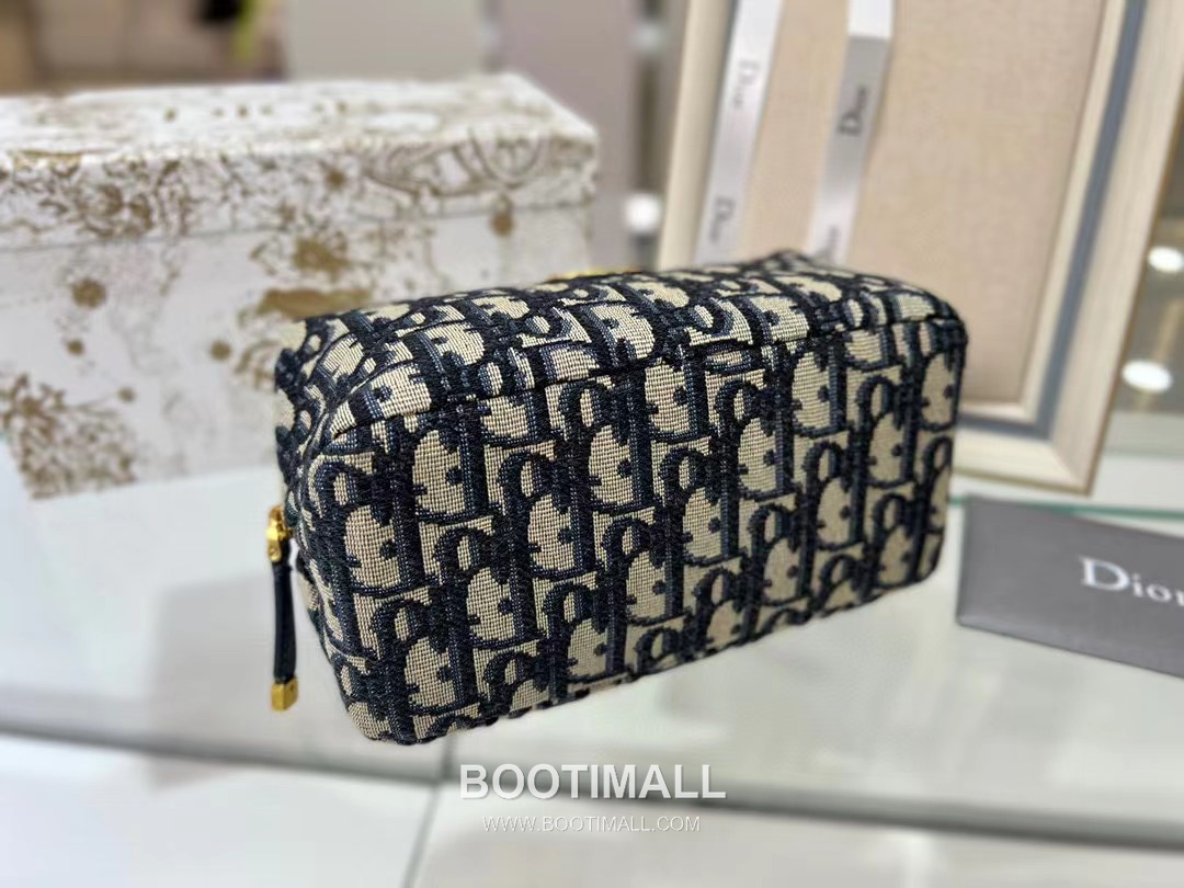 Dior 30 Montaigne Vénus Oblique Oblique Jacquard Blue Clutch 디올 30 몽테뉴 베누스 오블리크 오블리크 자카드 블루 클러치 22cm 4