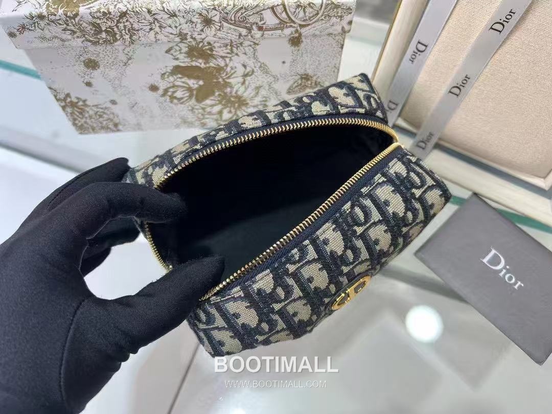 Dior 30 Montaigne Vénus Oblique Oblique Jacquard Blue Clutch 디올 30 몽테뉴 베누스 오블리크 오블리크 자카드 블루 클러치 22cm 7