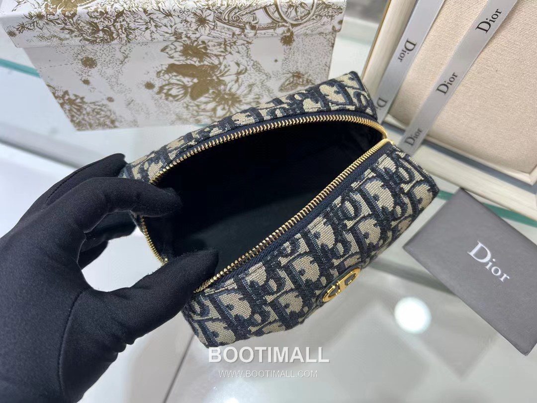 Dior 30 Montaigne Vénus Oblique Oblique Jacquard Blue Clutch 디올 30 몽테뉴 베누스 오블리크 오블리크 자카드 블루 클러치 22cm 8