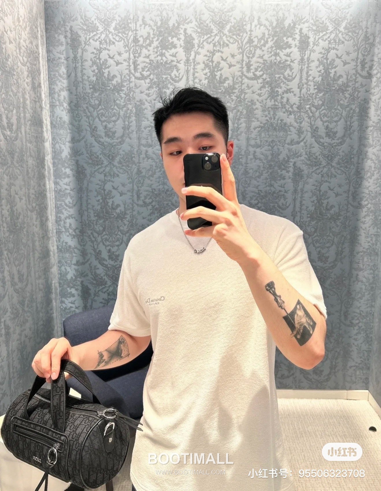 Dior Oblique Zip Messenger Oblique Fabric Black Messenger Bag 디올 오블리크 지퍼 메신저 1ESPO397YJZ_H03E 오블리크 패브릭 블랙 메신저백 26cm 7
