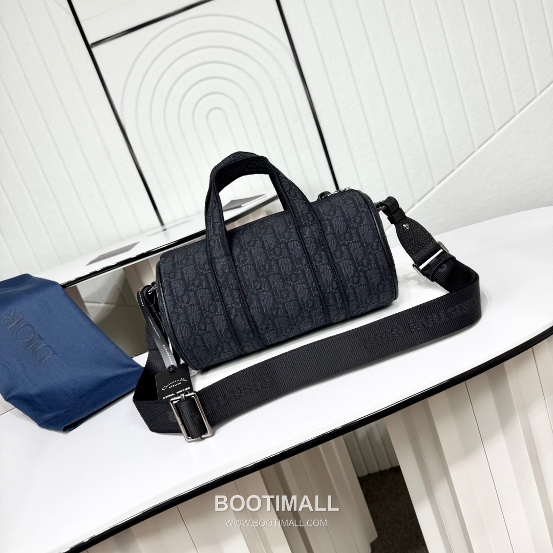 Dior Oblique Zip Messenger Oblique Fabric Black Messenger Bag 디올 오블리크 지퍼 메신저 1ESPO397YJZ_H03E 오블리크 패브릭 블랙 메신저백 26cm 11