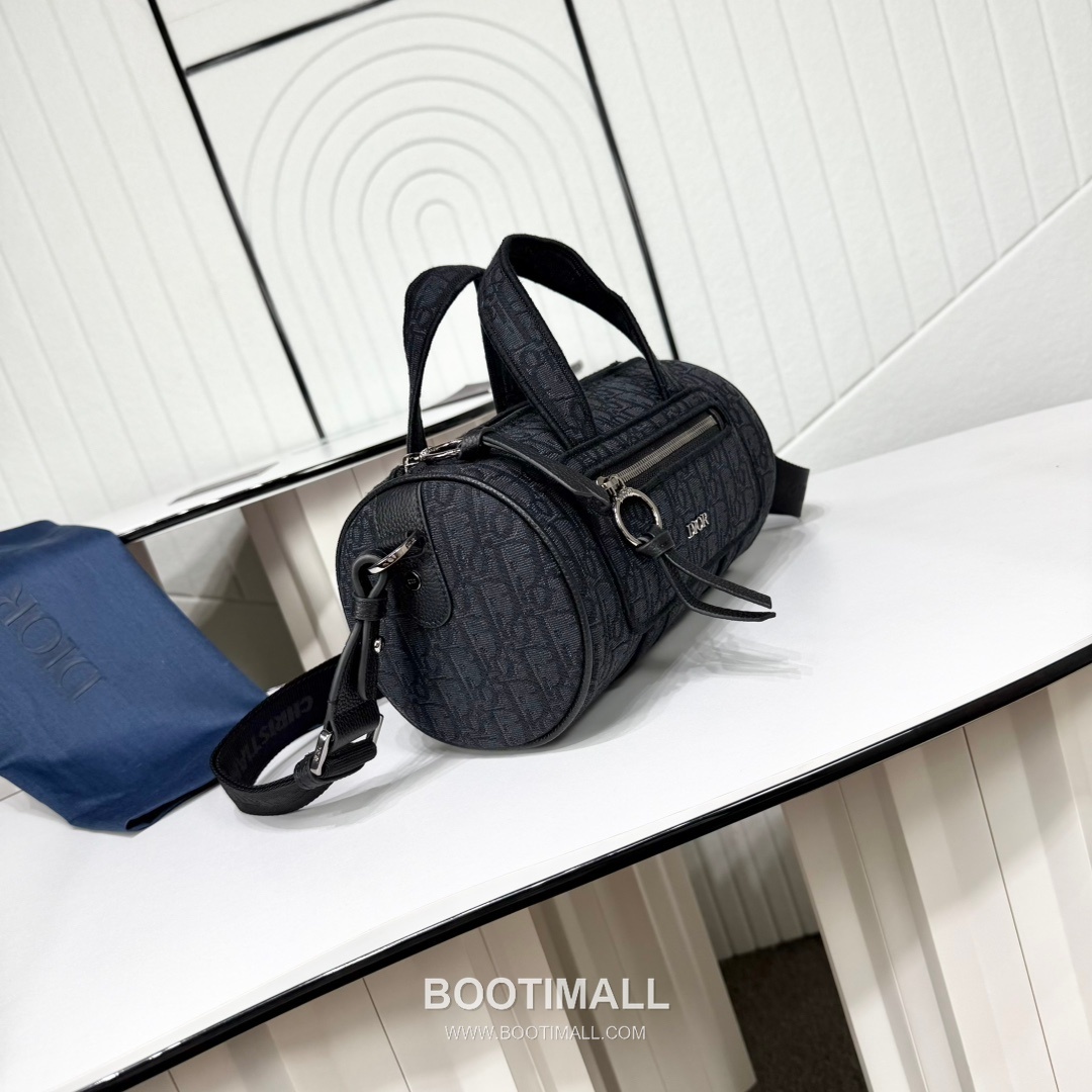 Dior Oblique Zip Messenger Oblique Fabric Black Messenger Bag 디올 오블리크 지퍼 메신저 1ESPO397YJZ_H03E 오블리크 패브릭 블랙 메신저백 26cm 12