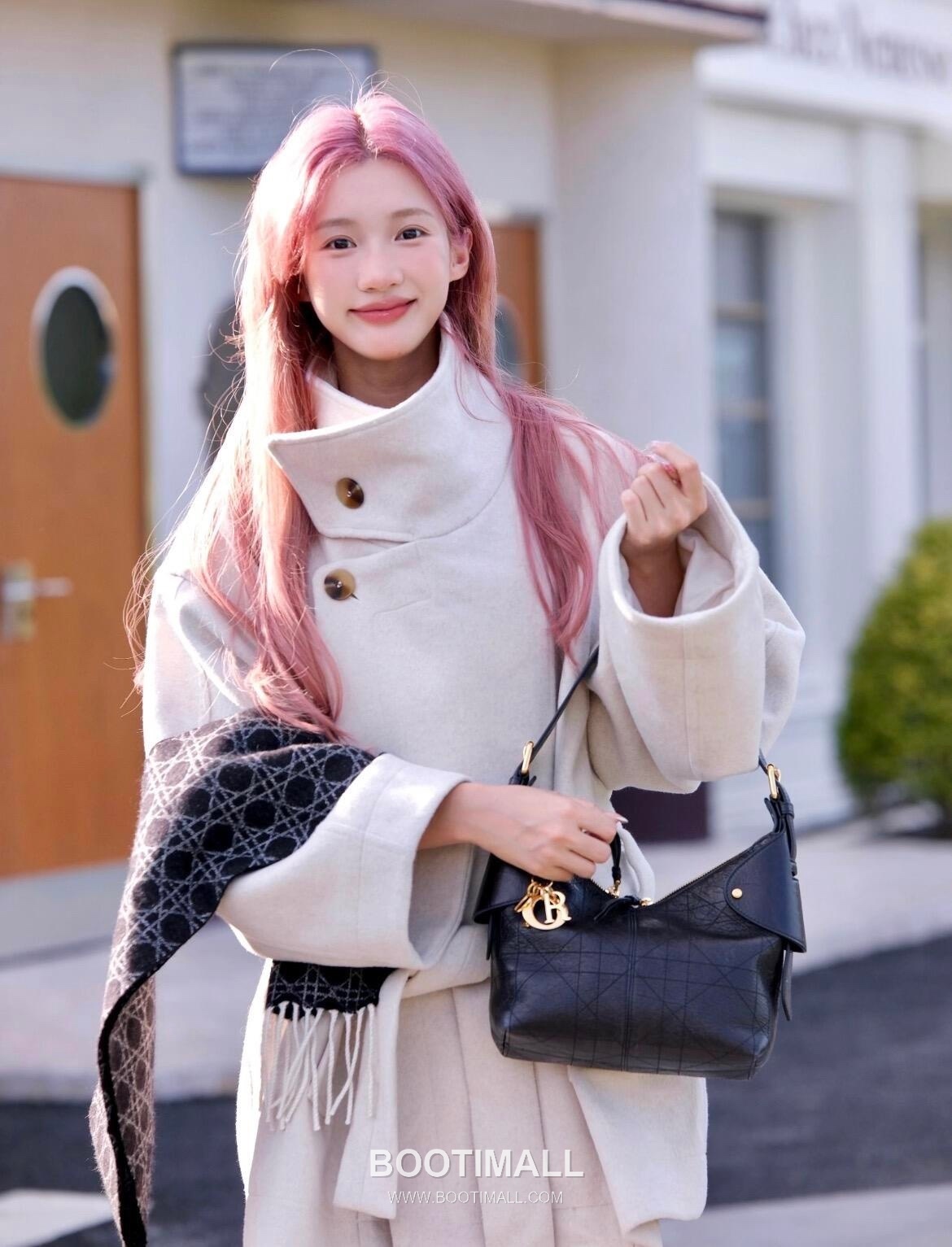 Dior Voyage Cannage Oiled-Wax Cowhide Leather Black Shoulder Bag 디올 보야주 까나쥬 오일드왁스 소가죽 블랙 숄더백 22×9.5×15cm 6