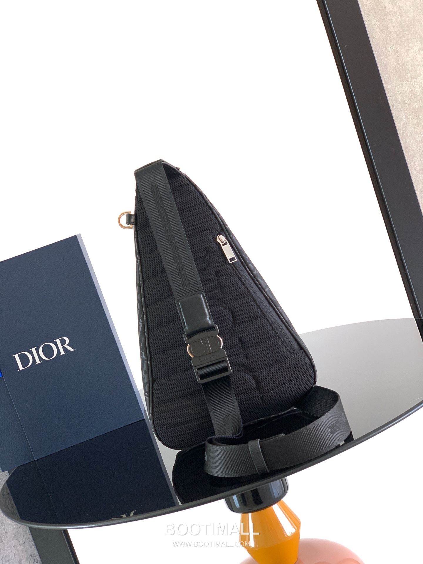 Dior Trek Oblique Zip Oblique Nylon Black Shoulder Bag 디올 트렉 오블리크 지퍼 오블리크 나일론 블랙 숄더백 39cm 3