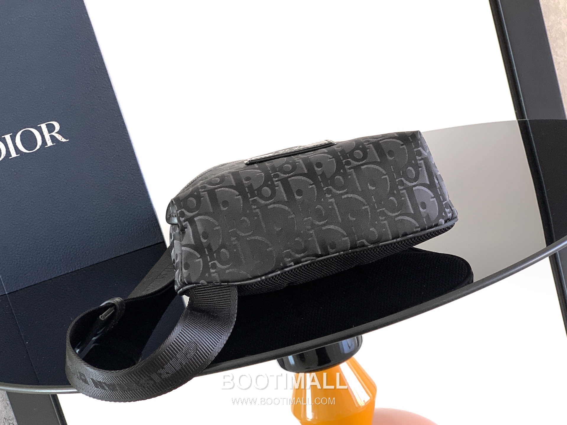 Dior Trek Oblique Zip Oblique Nylon Black Shoulder Bag 디올 트렉 오블리크 지퍼 오블리크 나일론 블랙 숄더백 39cm 4