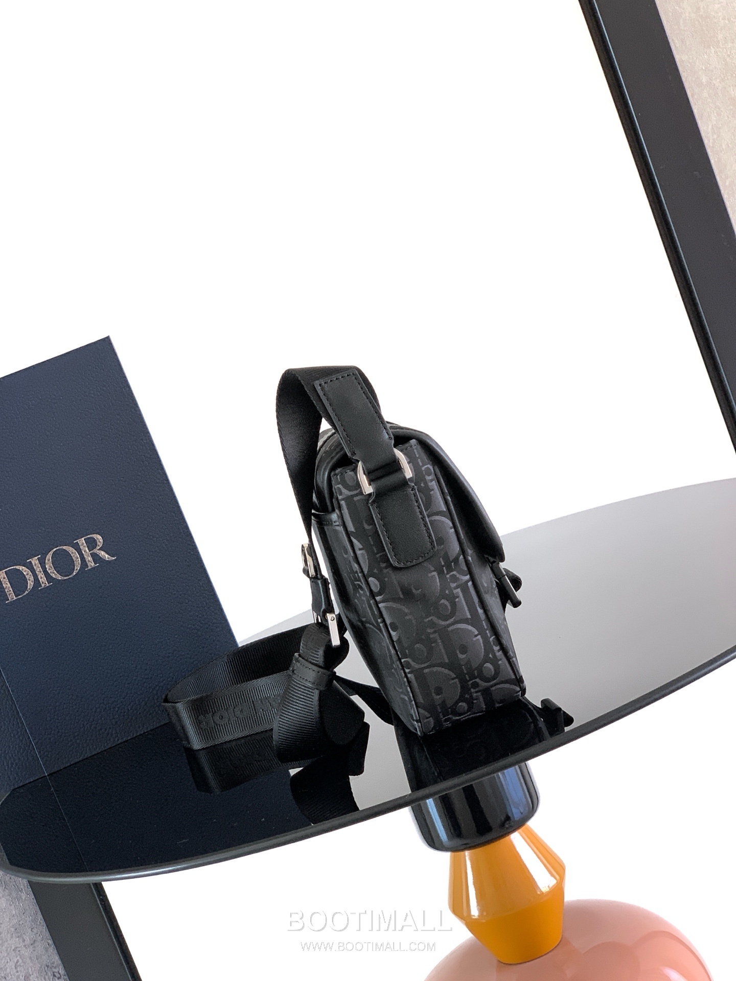 Dior Trek Oblique Flap Messenger Oblique Nylon Black Messenger Bag 디올 트렉 오블리크 플랩 메신저 오블리크 나일론 블랙 메신저백 23cm 2