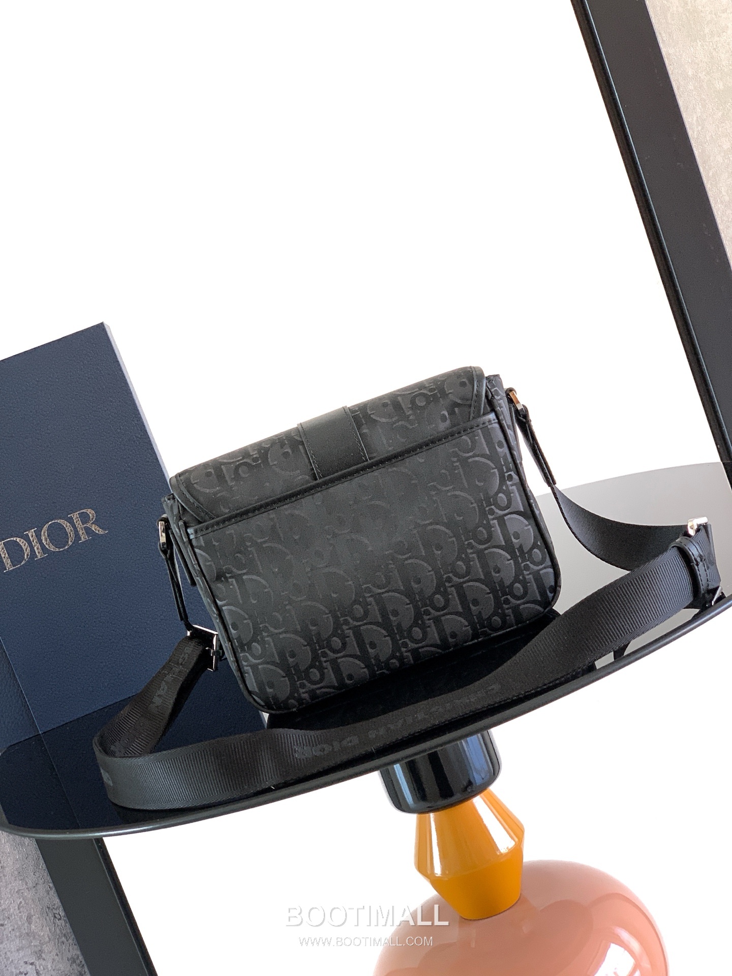 Dior Trek Oblique Flap Messenger Oblique Nylon Black Messenger Bag 디올 트렉 오블리크 플랩 메신저 오블리크 나일론 블랙 메신저백 23cm 3