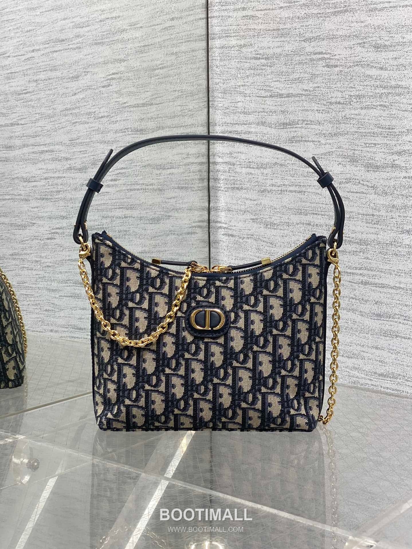 Dior Miss Oblique Hobo Oblique Canvas Shoulder Bag 디올 미스 오블리크 호보 오블리크 캔버스 숄더백 19cm 1