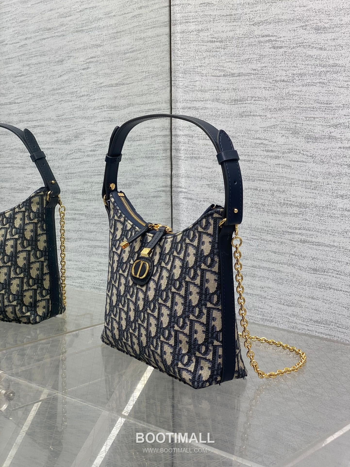 Dior Miss Oblique Hobo Oblique Canvas Shoulder Bag 디올 미스 오블리크 호보 오블리크 캔버스 숄더백 19cm 6