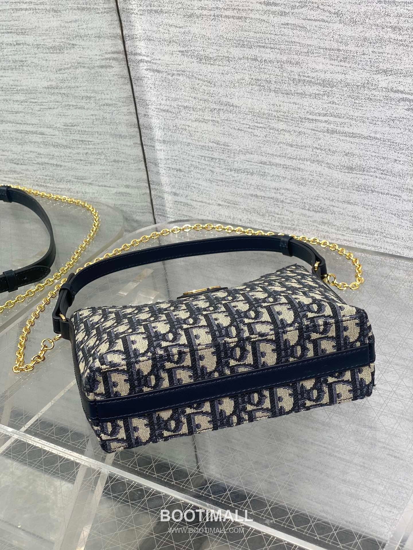 Dior Miss Oblique Hobo Oblique Canvas Shoulder Bag 디올 미스 오블리크 호보 오블리크 캔버스 숄더백 19cm 7