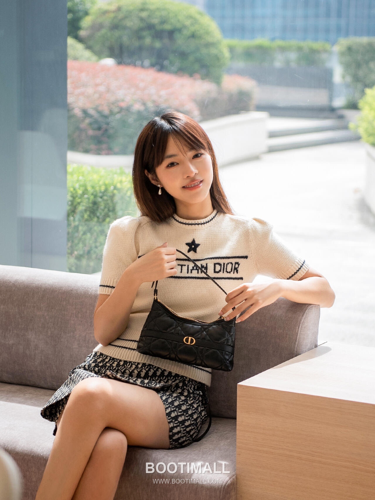 Dior Miss Caro Cannage Hobo Lambskin Black Shoulder Bag 디올 미스 카로 까나쥬 호보 램스킨 블랙 숄더백 24cm 5