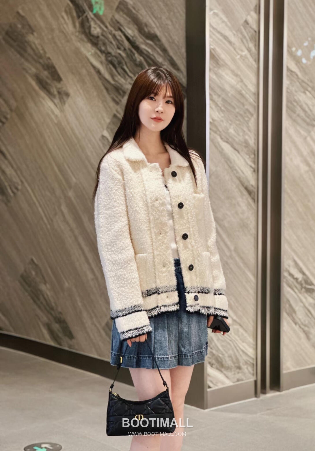 Dior Miss Caro Cannage Hobo Lambskin Black Shoulder Bag 디올 미스 카로 까나쥬 호보 램스킨 블랙 숄더백 24cm 6