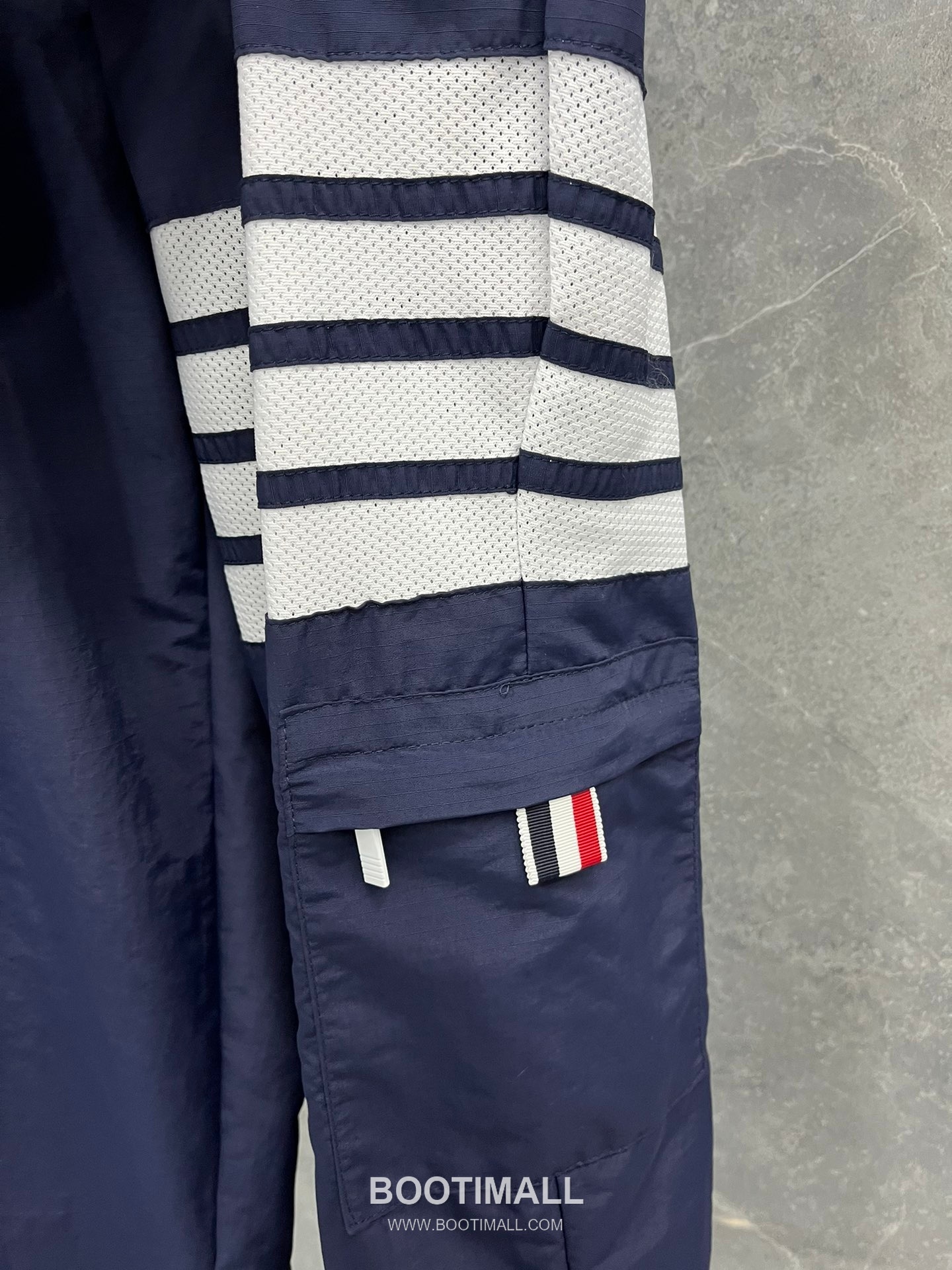 Thom Browne 4-Bar Utility Navy Windbreaker Pants 톰브라운 4바 유틸리티 네이비 바람막이 팬츠 6