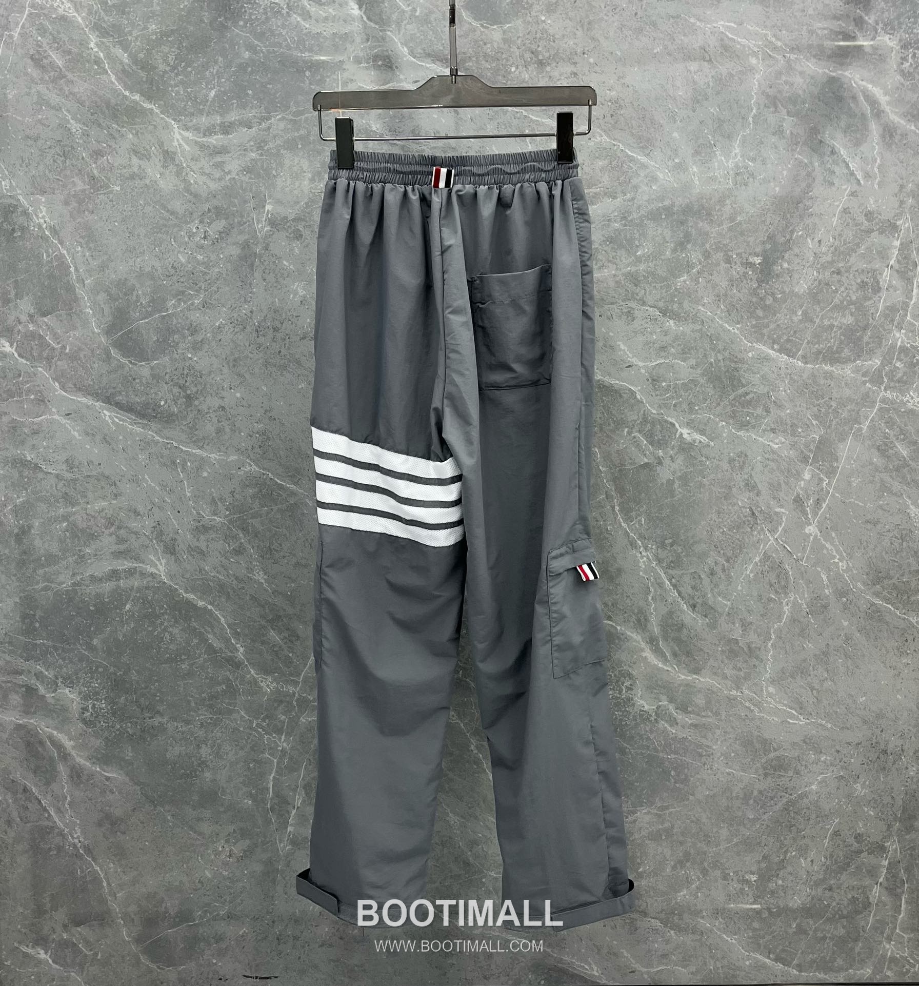 Thom Browne 4-Bar Utility Navy Windbreaker Pants 톰브라운 4바 유틸리티 네이비 바람막이 팬츠 3