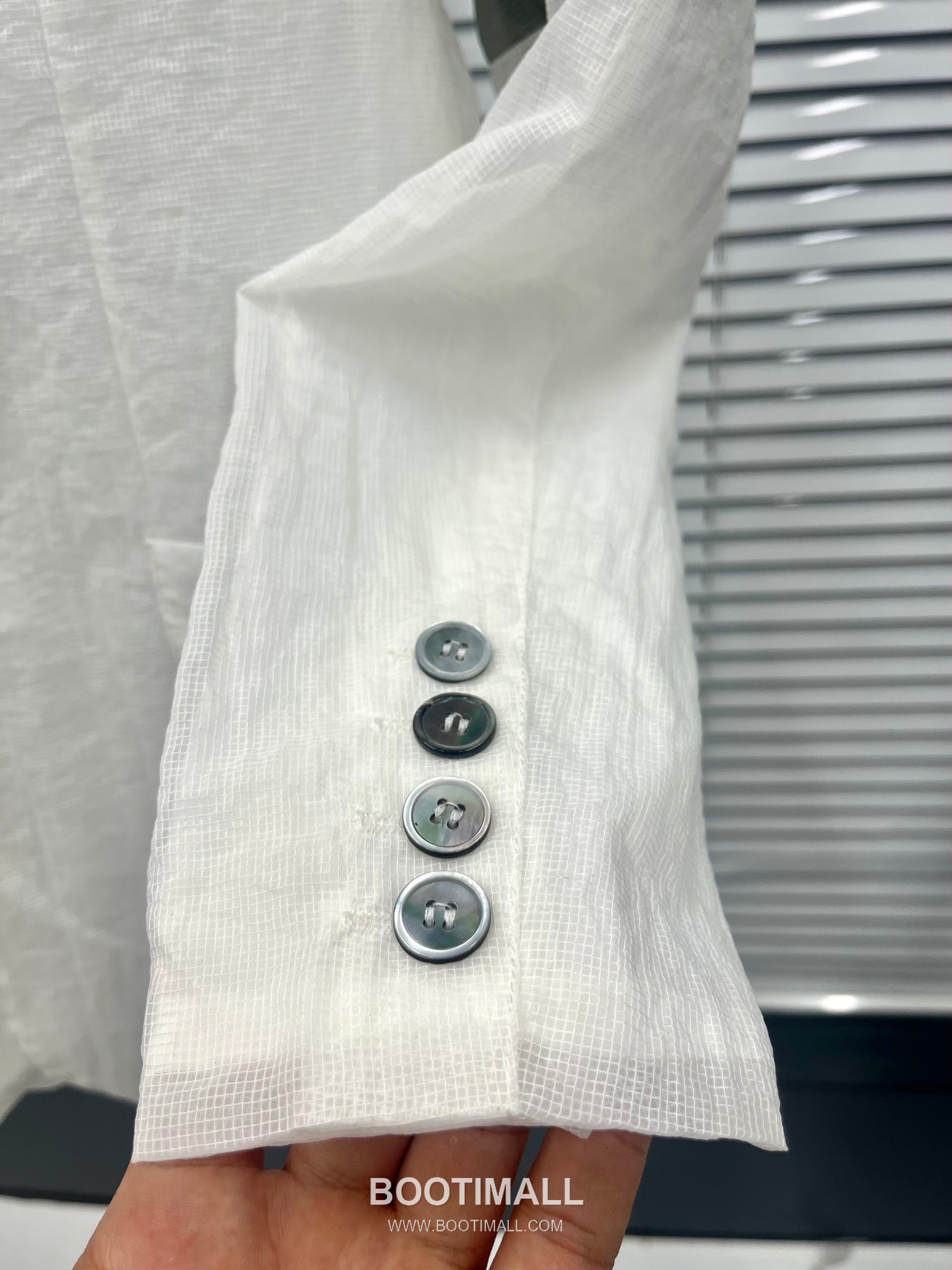 Thom Browne 4-Bar Blazer White Windbreaker 톰브라운 4바 블레이저 화이트 바람막이 6