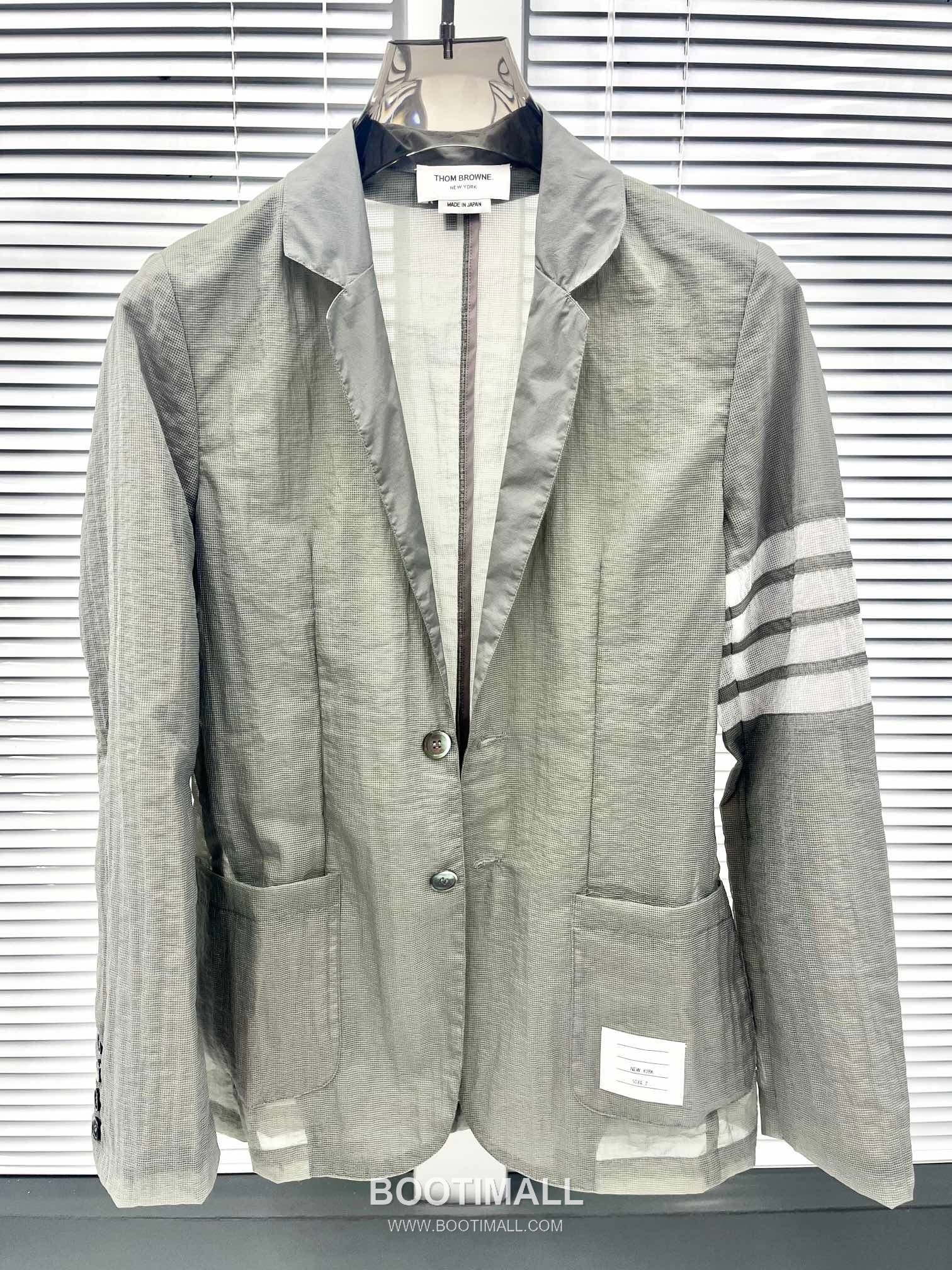 Thom Browne 4-Bar Blazer White Windbreaker 톰브라운 4바 블레이저 화이트 바람막이 8