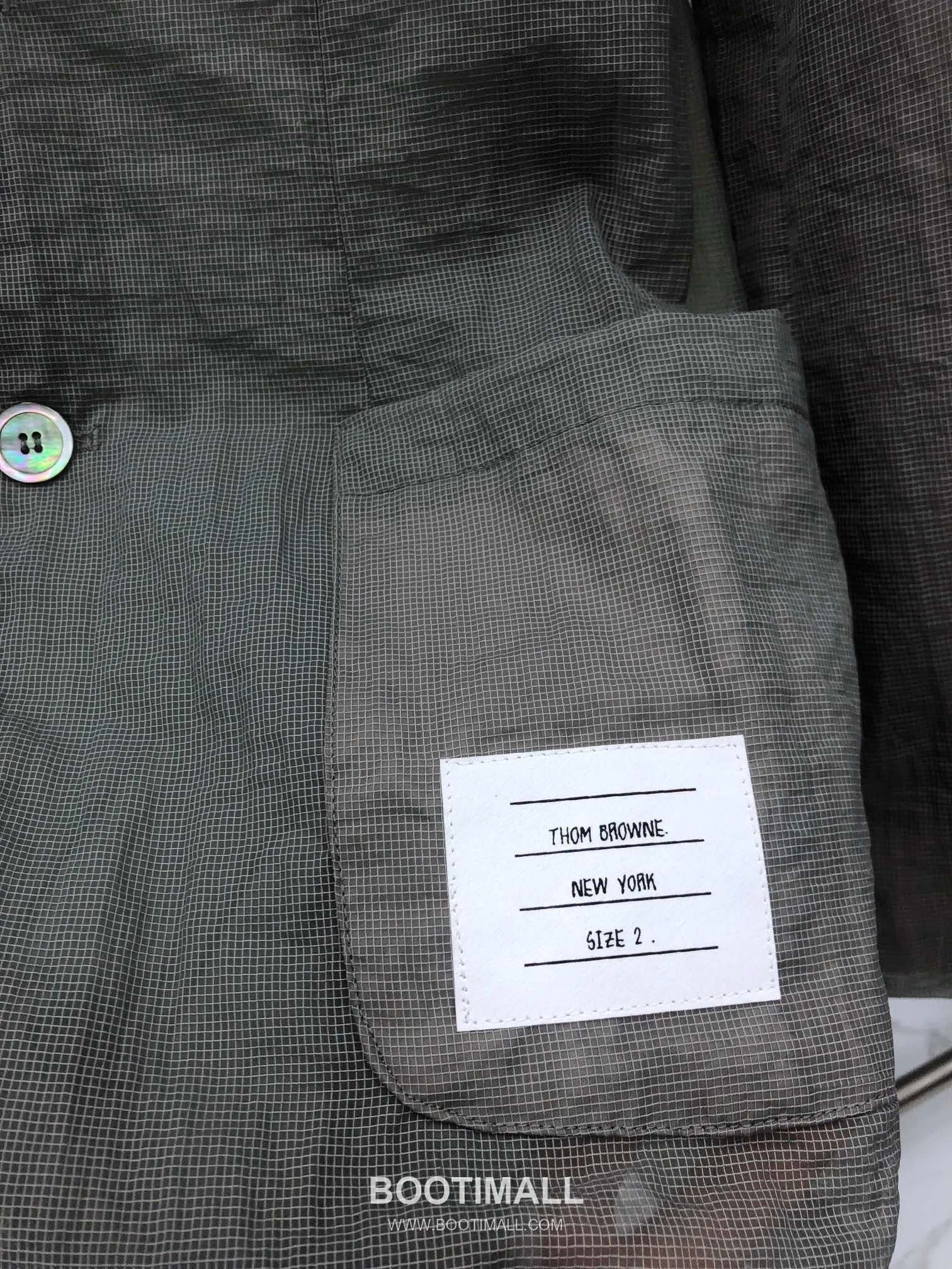 Thom Browne Sheer Sun-Protection Blazer Light Fabric White 톰브라운 시어 선프로텍션 블레이저 경량 소재 화이트 7