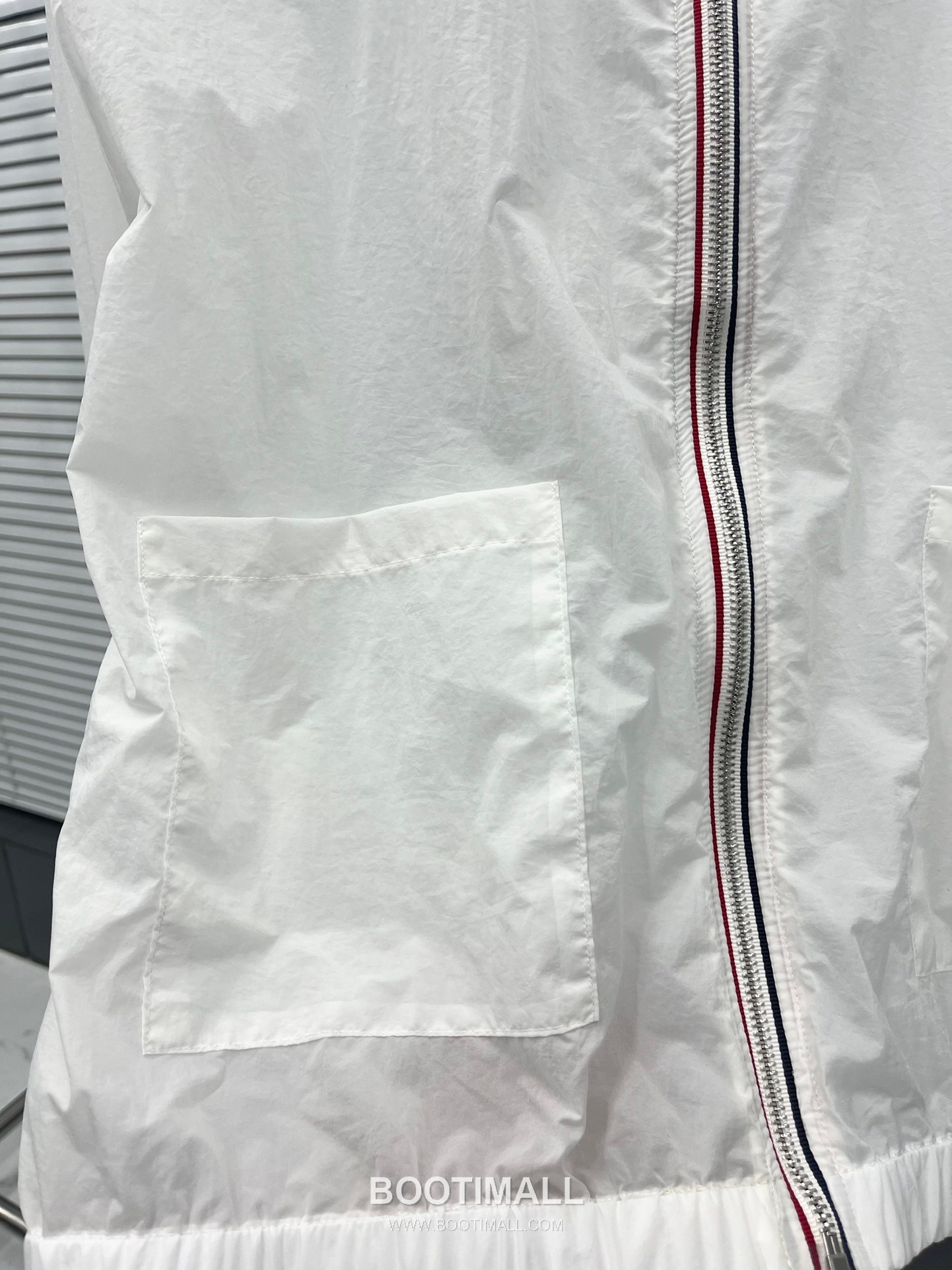 Thom Browne 4-Bar Zip Hooded Sun Jacket Gray 톰브라운 4바 지퍼 후드 선재킷 그레이 6