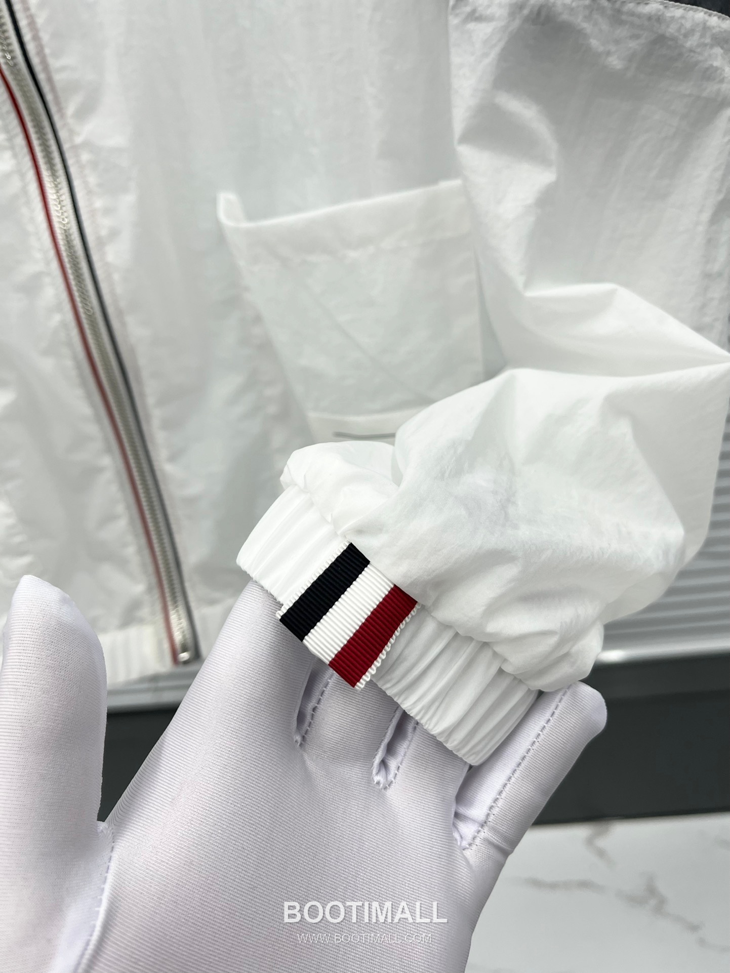 Thom Browne 4-Bar Zip Hooded Sun Jacket Gray 톰브라운 4바 지퍼 후드 선재킷 그레이 7