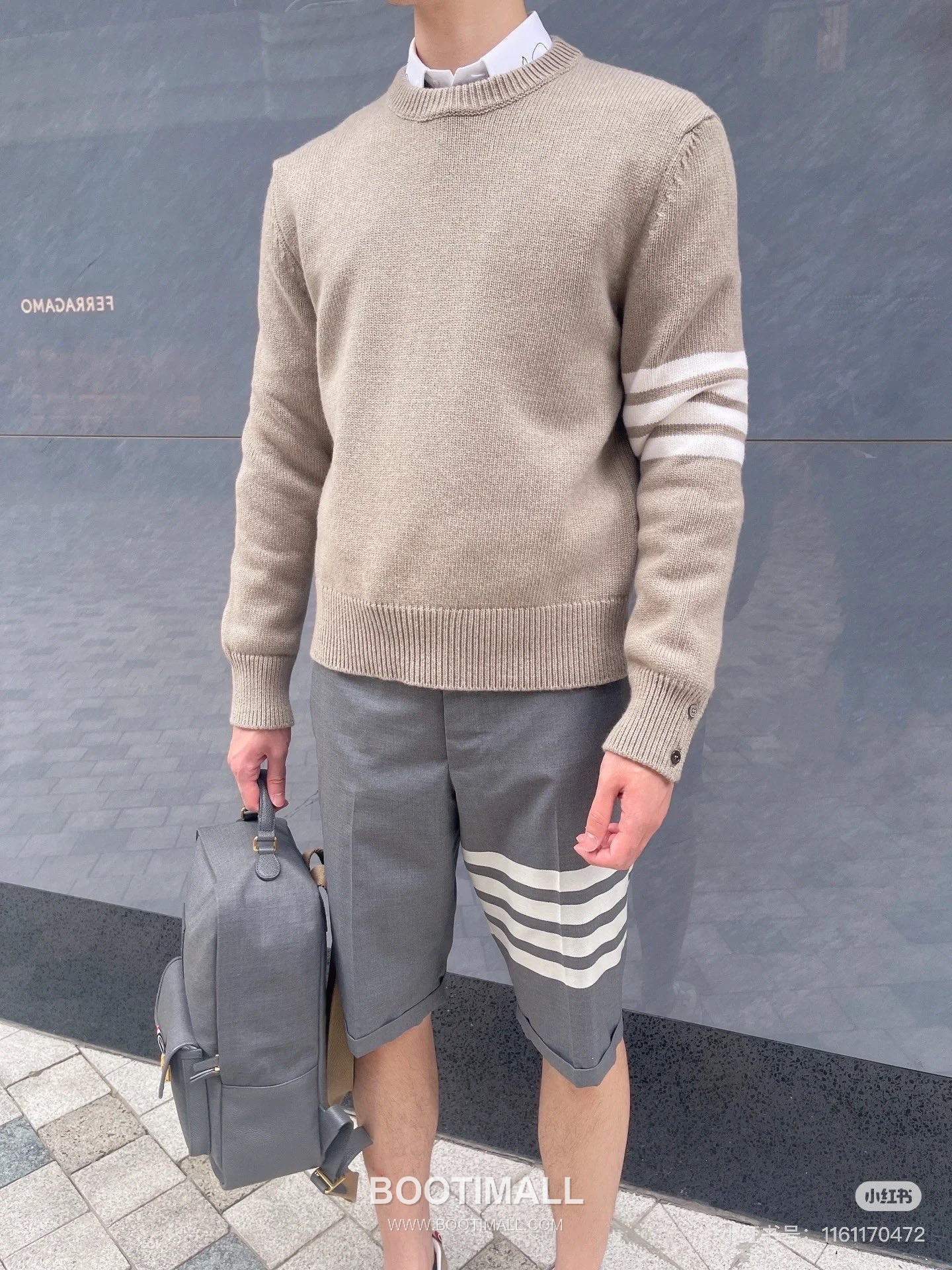 Thom Browne 4-Bar Cropped Trousers Wool 톰브라운 4바 크롭 트라우저 울 2