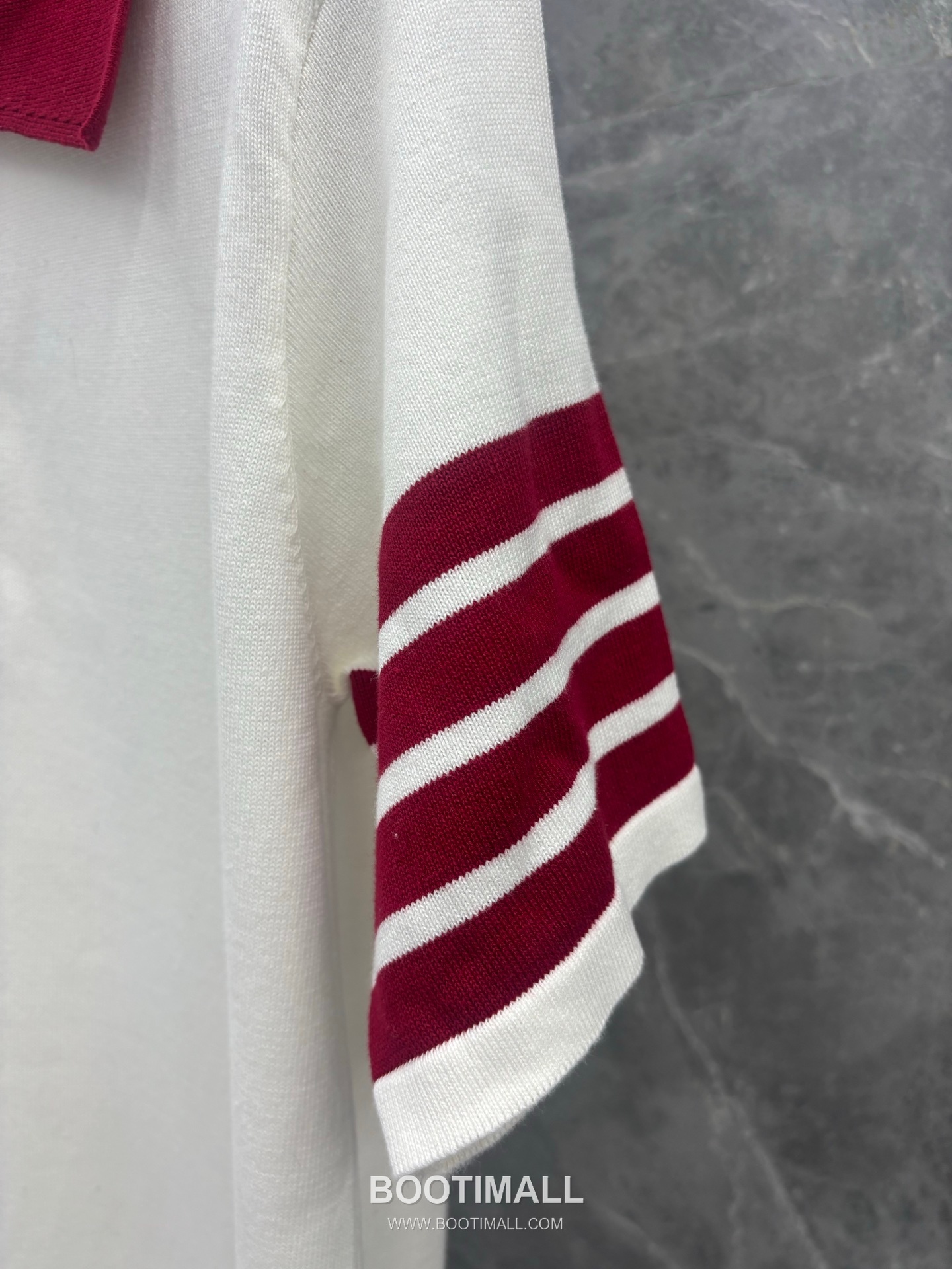 Thom Browne 4-Bar Contrast Knit Polo Cotton Short Sleeve 톰브라운 4바 배색 니트 폴로 코튼 반팔 6