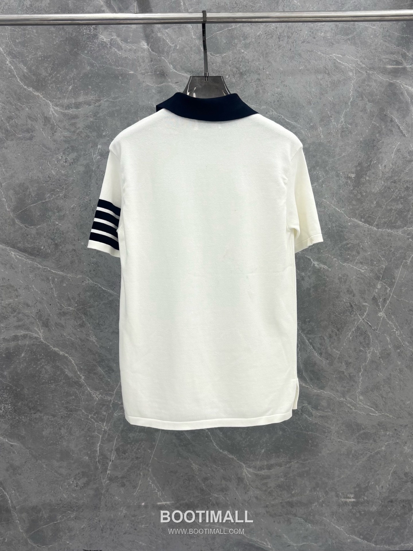 Thom Browne 4-Bar Contrast Knit Polo Cotton Short Sleeve 톰브라운 4바 배색 니트 폴로 코튼 반팔 2